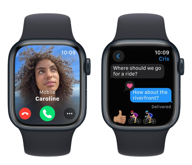 Apple Watch 9 41/Midnight Aluminum/Midnight Sport Band M/L GPS - 1180318 - zdjęcie 7